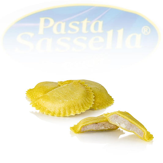 Färska ravioli/panzerotti med gorgonzola- och valnötsfyllning, Sassella, 500 g