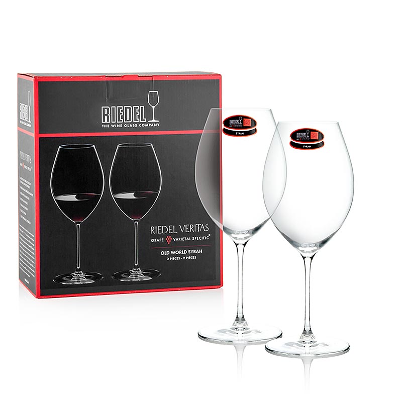 Riedel Veritas-glas – Alte Welt Syrah/Blaufränkisch (6449/41), i presentförpackn, 2 St