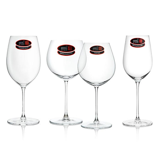 Riedel Veritas-glas – provningsset 2x vitt & rött (5449/47), i presentförpacknin
