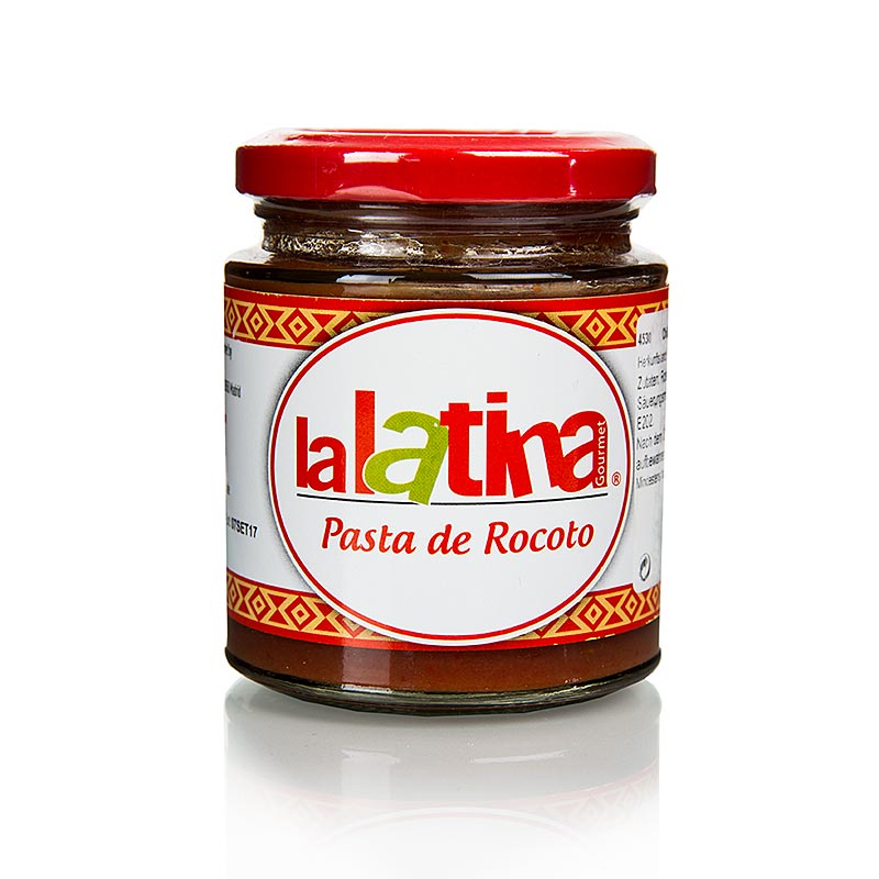 Chilipasta, röd, Pasta de Rocoto - lalatina, från Peru, 225 g