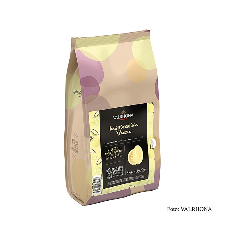 Valrhona Inspiration Yuzu – Yuzu-specialitet med kakaosmör, 3 kg