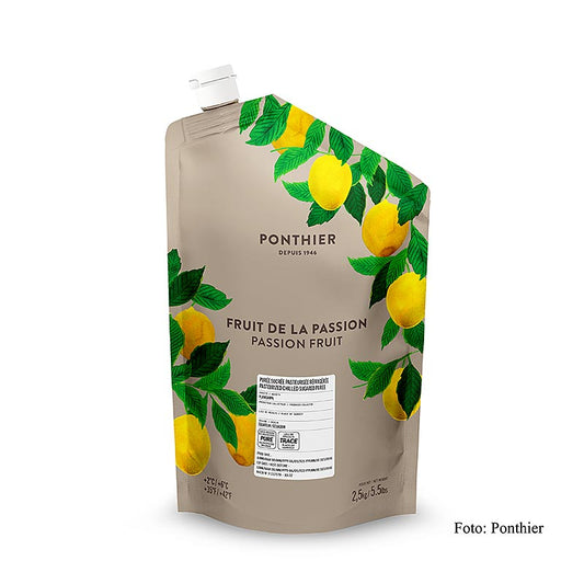 Ponthier passionsfruktpuré (maracuja), med socker, 2,5 kg