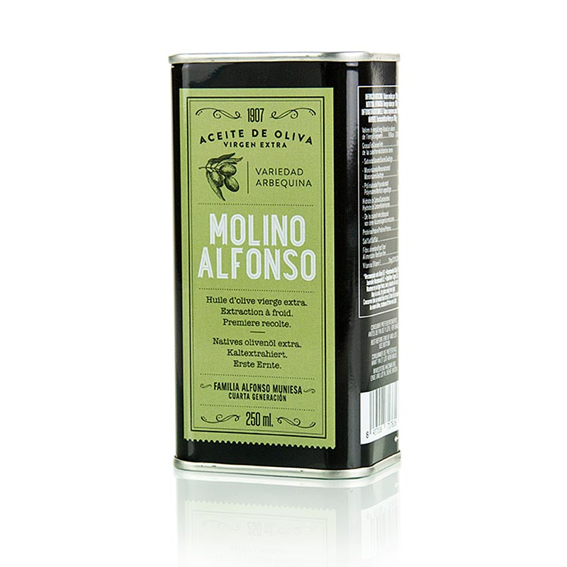Extra jungfruolja, Molino Alfonso, Arbequina, Spanien, 250 ml