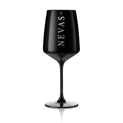 Nevas Water – vattenglas svarta, 6 st