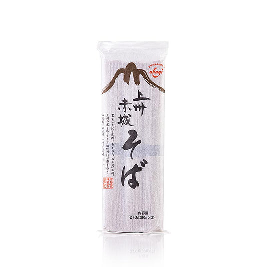 Soba-nudlar, med bovete- och vetemjöl, mörka, 1 mm, 20 cm, 270 g
