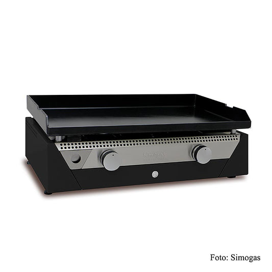 Plancha-grill, gas, Rainbow svart, grillyta 71x41 cm, 6,6 kW, 1 st