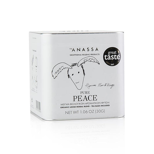 ANASSA Pure Peace Tea (örtte), löst med 20 påsar, ekologiskt, 30 g