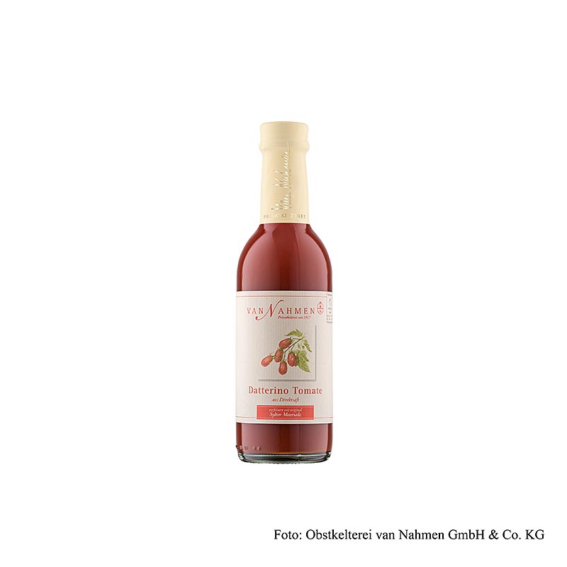 van Nahmen - Datterino tomatjuice, 100 % direktpressad juice, 250 ml