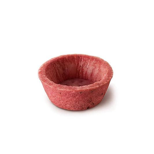Mini-snack-tarteletter, rödbet-paprika-deg, runda, ø 4,2 cm, 1,024 kg, 160 St