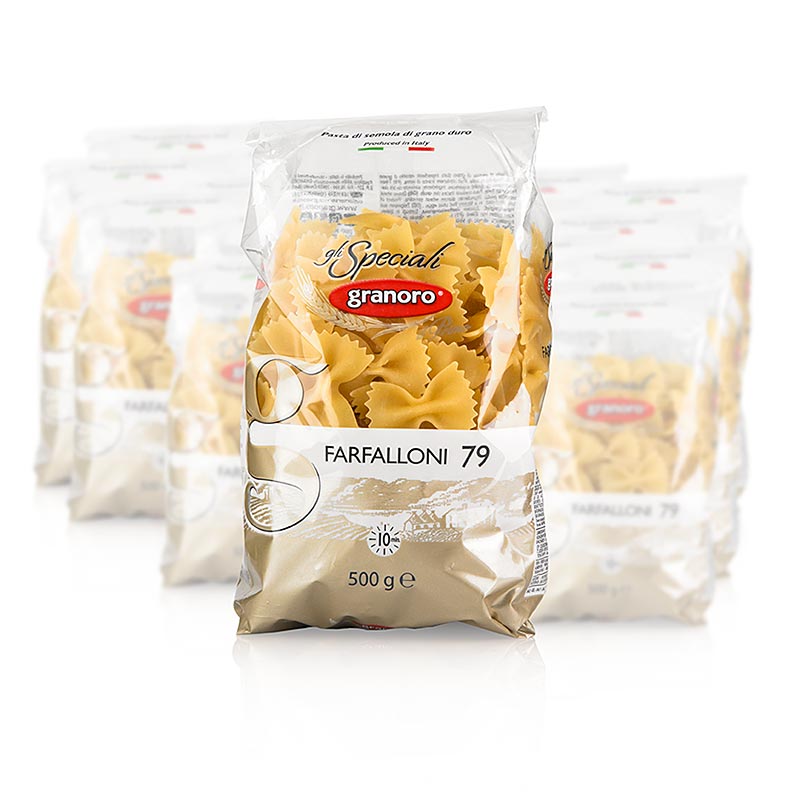 Granoro Dedicato – Farfalloni, slingor, nr 79, 10 kg, 20 x 500 g