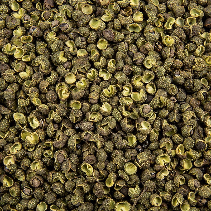 Grön Sichuanpeppar – Szechuanpeppar, kinesisk bergpeppar, handplockad, 250 g