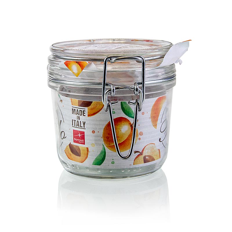 Glasburk med trådklämma – Terrine Fido, 350 ml, rund, med gummi, 1 st