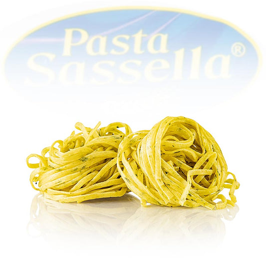 Färska tagliarini med ramslök (all´orsino), bandnudlar, 4 mm, Sassella, 500 g