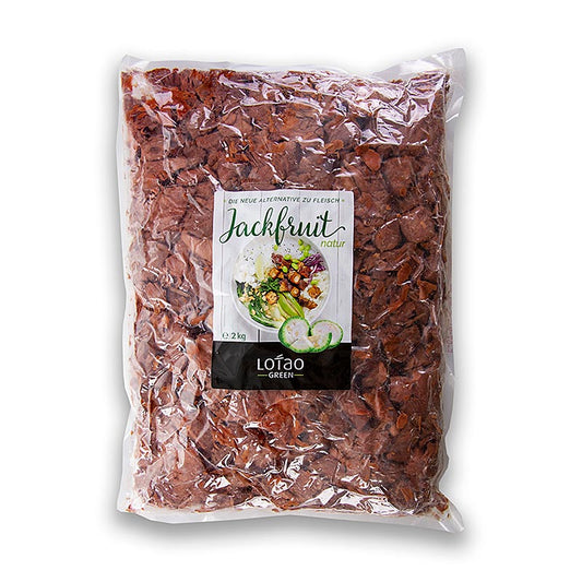 Jackfruktkött, naturellt, tärnat, veganskt, Lotao, ekologiskt, 2 kg