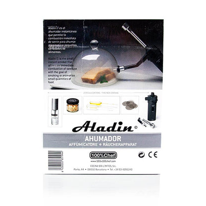 Rökpipa Aladin 007, svart, 100 % Chef, 1 st