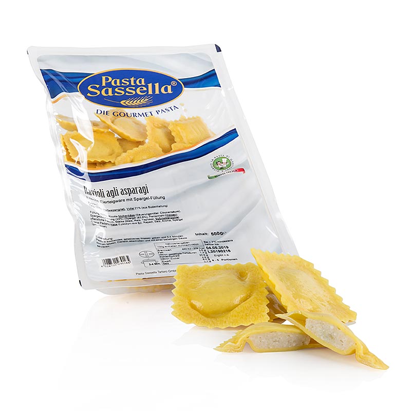 Färska ravioli med sparrisfyllning, Sassella, säsongsvara, 500 g