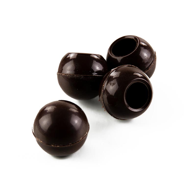 Håla tryffelkulor, mörk choklad, ø 26 mm, Läderach, 1,644 kg, 567 st