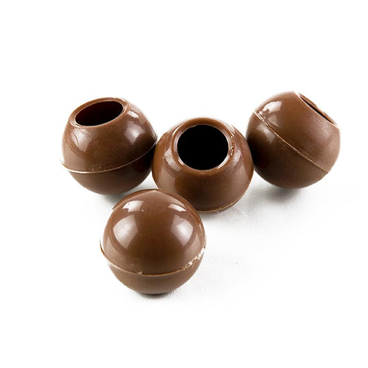 Håla tryffelkulor, mjölkchoklad, ø 26 mm, Läderach, 1,644 kg, 567 st