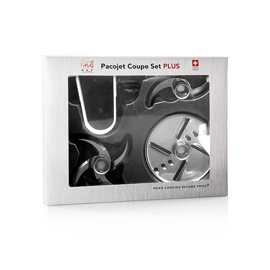 PACOJET Coupe Set PLUS (2 knivar + 1 slagscheva + knivtång) för PJ PLUS 2, 4 del