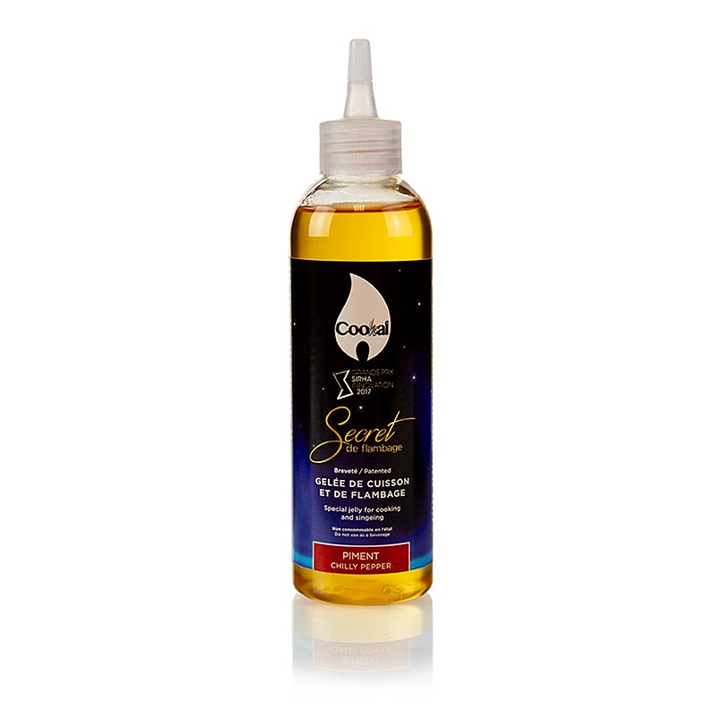 Secret de Flambage Chili och vitlök, flamberingsgel, Cookal, 200 ml