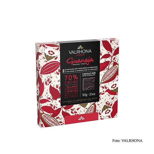 Valrhona Carré Guanaja – mörk chokladkaka, 70 % kakao, 90 g, 18 x 5 g