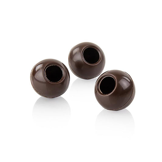 Håla tryffelkulor, mörk choklad, ø 29 mm, Läderach, 1,436 kg, 378 st