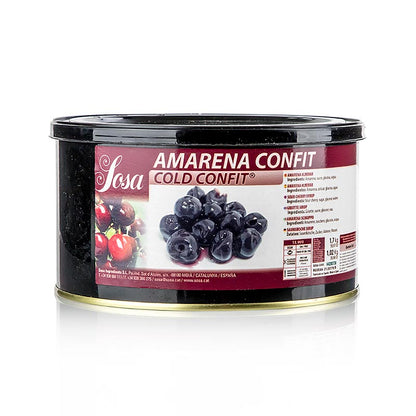 Sosa Cold Confit – Amarena-körsbär, hela (37206), 1,7 kg