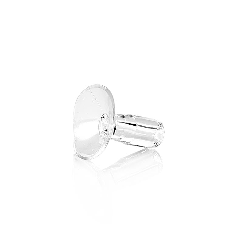 Sukkerpack – sugkoppshållare för pipetter, genomskinliga, 3x3 cm, 100 st