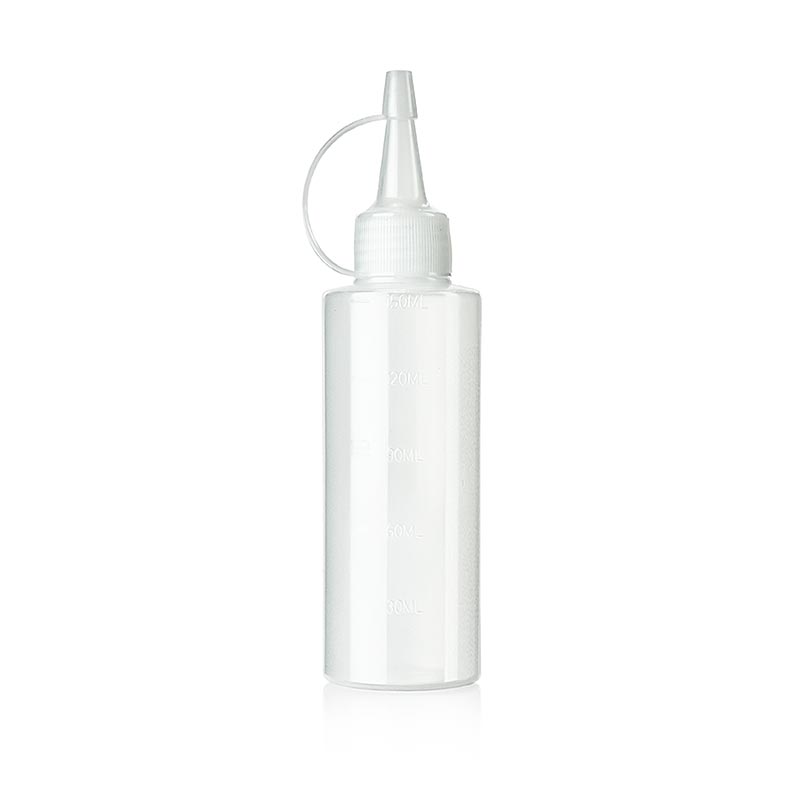 Plastsprutflaska, med droppflaska/lock, 150 ml, 100% Chef, 1 st
