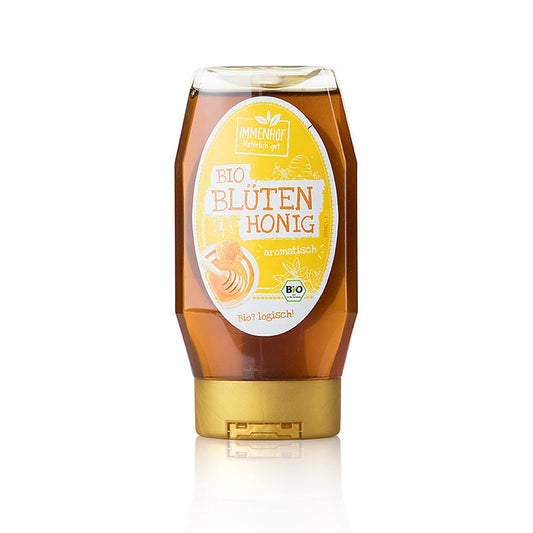 Breitsamer Immenhof blomsterhonung, klämflaska, ekologisk, 350 g
