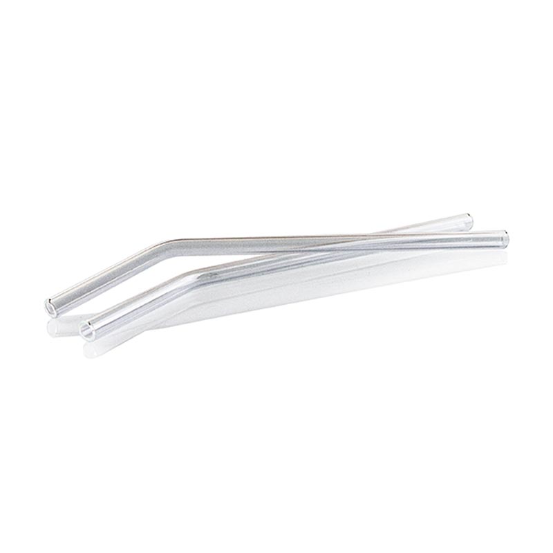 Glasrör, böjda, ø8 mm (1,1 mm vägg), 21 cm, 50 st