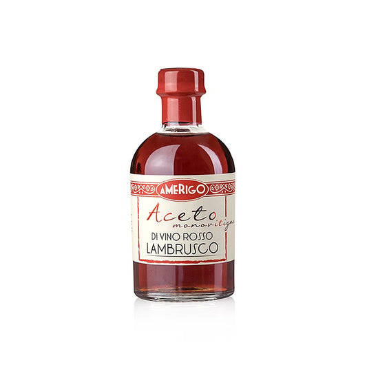 Appennino Aceto di Vino Rosso Lambrusco, rödvinsvinäger, Amerigo, 250 ml