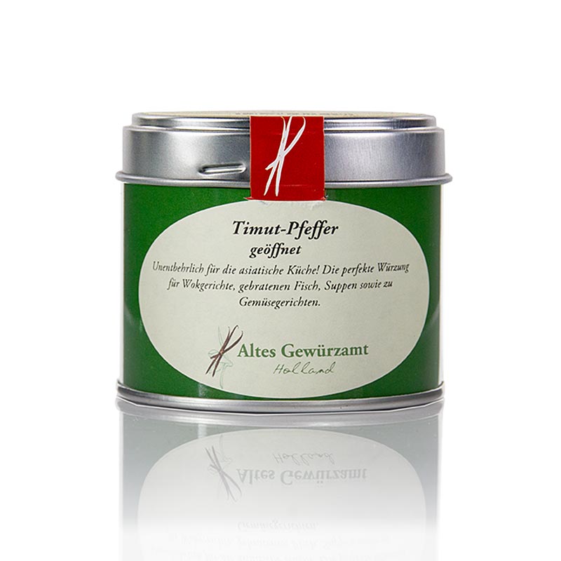 Timutpeppar från Nepal, hel, öppnad, Altes Gewürzamt, 40 g
