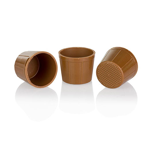 Gräddkopp – stor gräddkopp, finmjölk, ø 30 mm, 28 mm h, Läderach, 2,016 kg