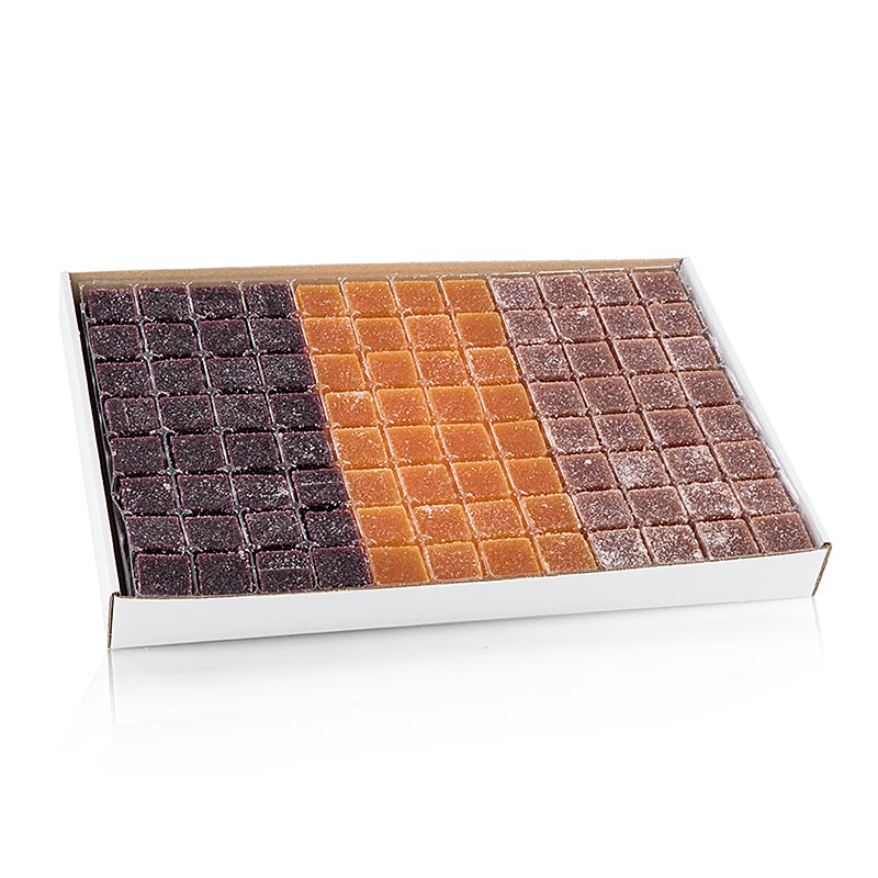 Valrhona "Pate de Fruits", 6 sorter fruktgelé, 1,8 kg, 192 st