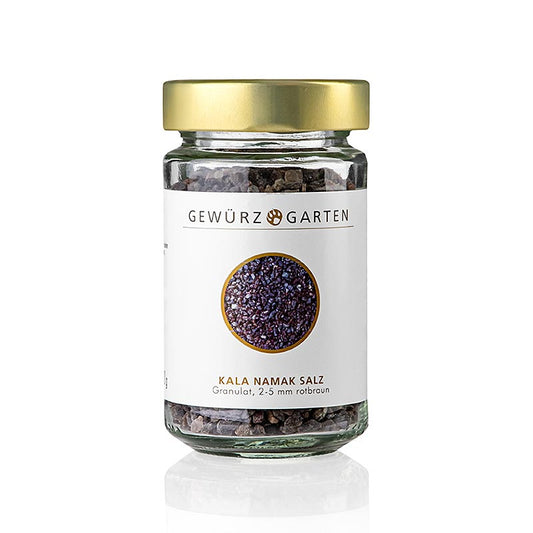 Gewürzgarten Kala-Namak-salt, granulat, rödbrunt, 220 g