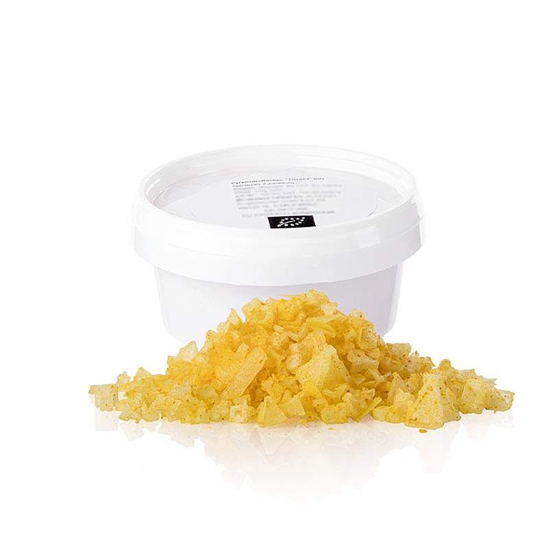 Havssalt med citron i pyramidform, Petros, Cypern, ekologiskt, 100 g
