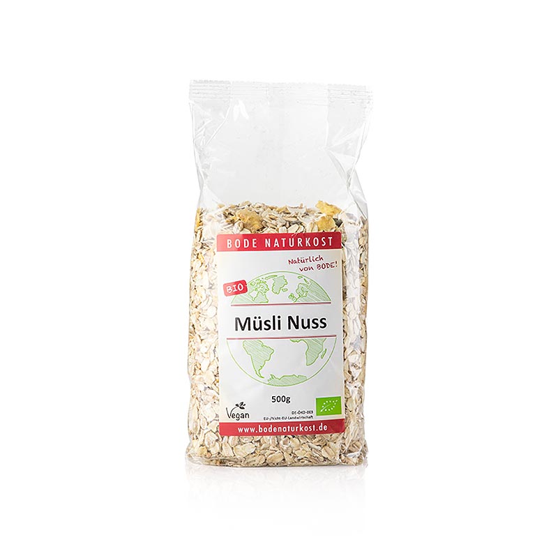Müsli, med nötter, ekologisk, 500 g