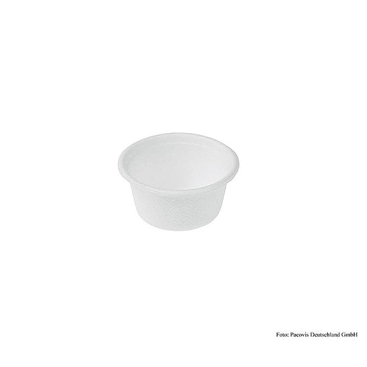 Engångs Naturesse mini-bägare, rund, 60 ml, 4x5x3 cm, sockerrör, 2 000 st