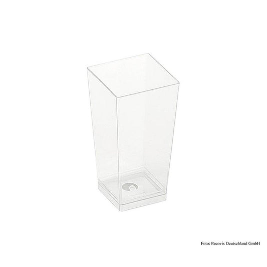 Engångs Naturesse Kova-mugg, klar, 100 ml, 4x4x8,2 cm, PLA, 300 st