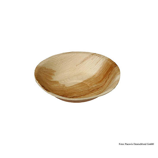 Engångs Naturesse palmbladskål (skål), rund, ø 18x3,5 cm, 350 ml, 100 st