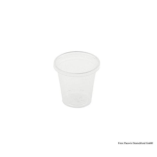 Engångs Naturesse snapsglas PLA, klart, 30 ml, ø 4,6 cm, 3 000 st