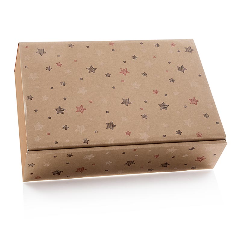 Vinpresentkartong "Natura Stars", presentkartong för 3 flaskor, 360 mm, 1 st