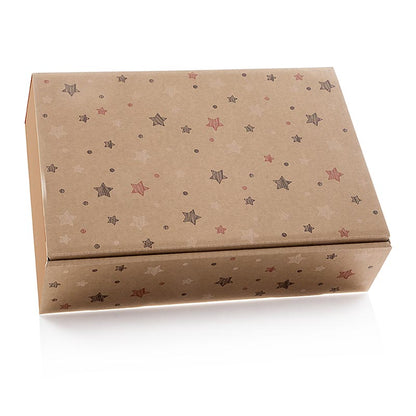 Vinpresentkartong "Natura Stars", presentkartong för 3 flaskor, 360 mm, 1 st