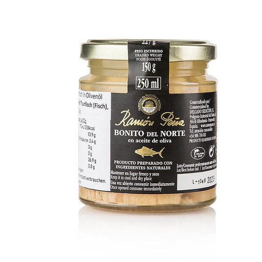 Tonfisk – Bonito del Norte ryggfilé i olivolja, RAMON PEÑA GOLD, 227 g