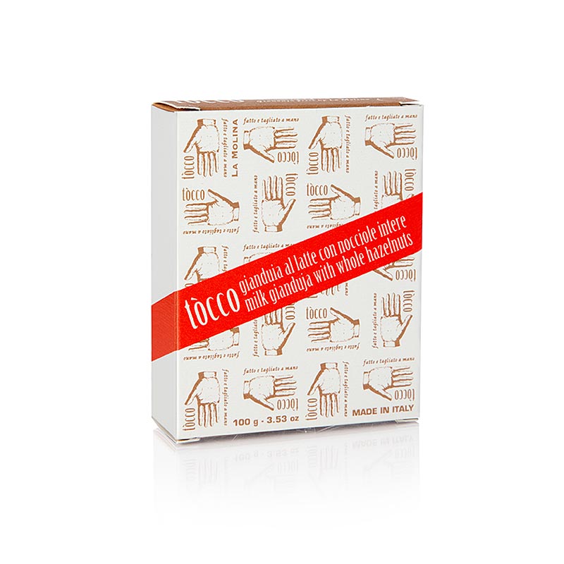 TOCCO – Gianduja mjölkchoklad med piemontesiska hasselnötter, La Molina, 100 g