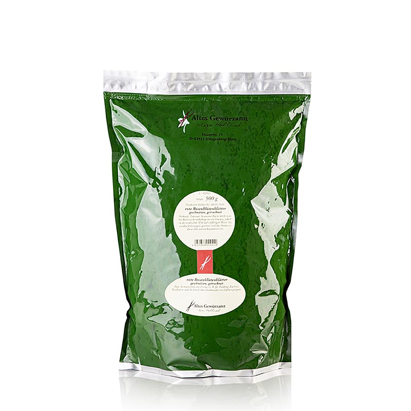 Röda rosenblad, torkade, Altes Gewürzamt, 500 g