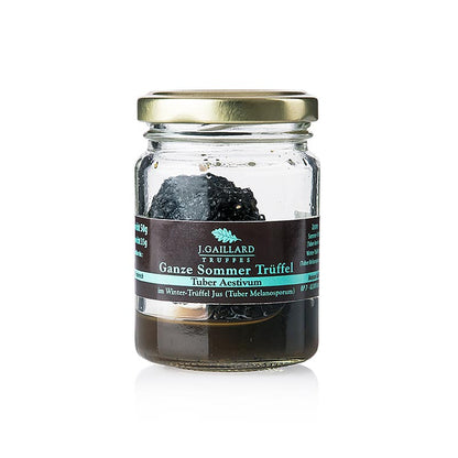 Sommartryffel, hela tryfflar, i vintertryffeljuice, Gaillard, 50 g
