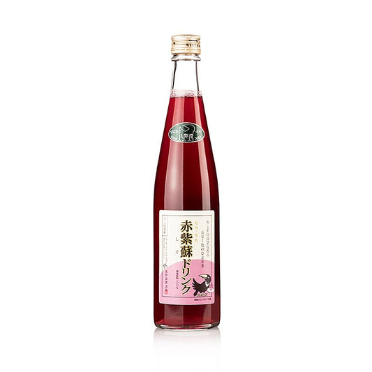 Röd shiso-dryck, med plommonsaft, 500 ml