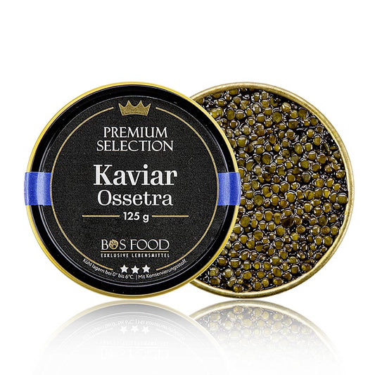 CHEF FOOD Premium Selection – Ossetra/Osietra-kaviar, Acipenser gueldenstaedtii, 125 g